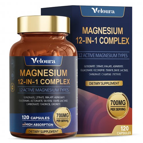 Veloura 12-in-1 Magnesium Complex 700mg