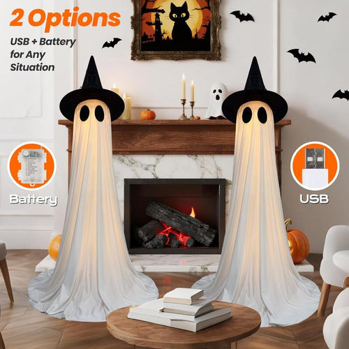 Halloween Ghost Decoration with Lights
