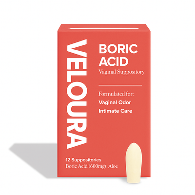Veloura Boric Acid Vaginal Suppository