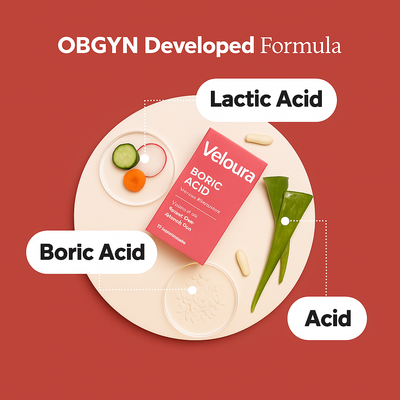Veloura Boric Acid Vaginal Suppository