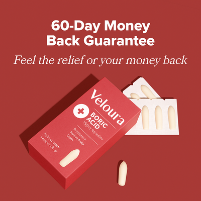 Veloura Boric Acid Vaginal Suppository