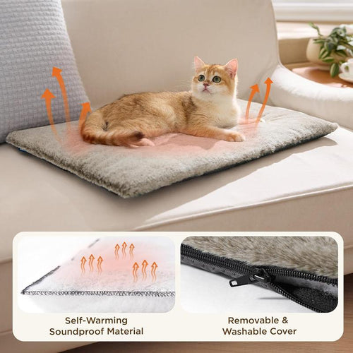 Veloura Self Warming Pet Bed